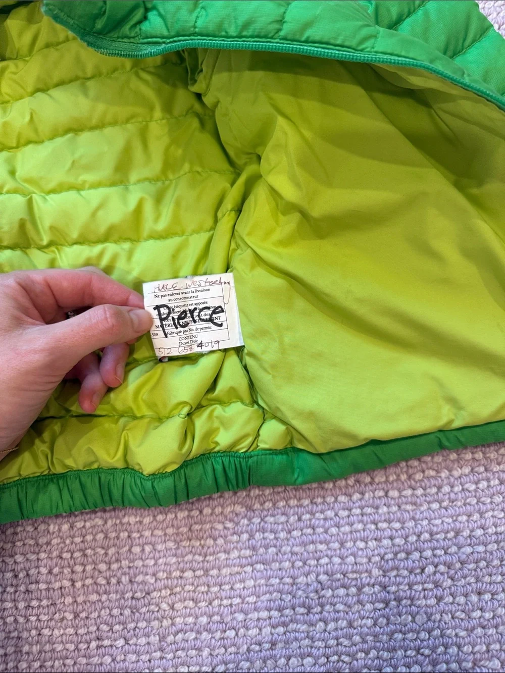 Patagonia Green Quilted Puff Jacket